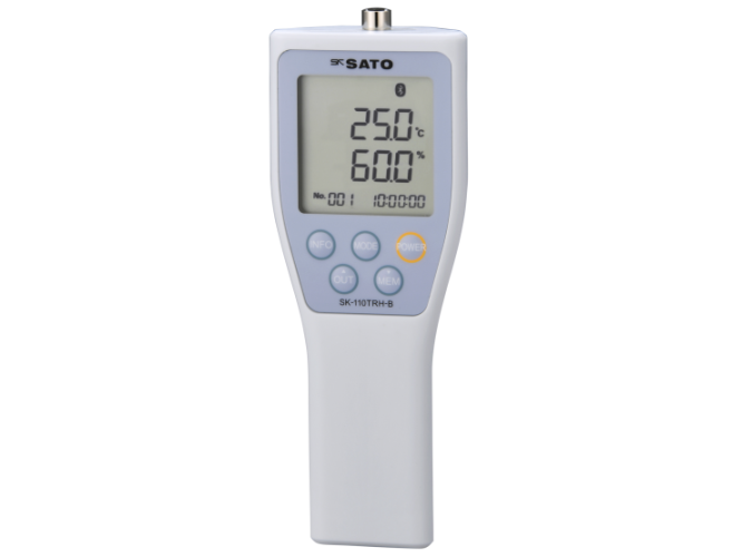 日本進口佐藤SATO數(shù)字溫濕度計帶無線通訊功能SK-110TRH-B